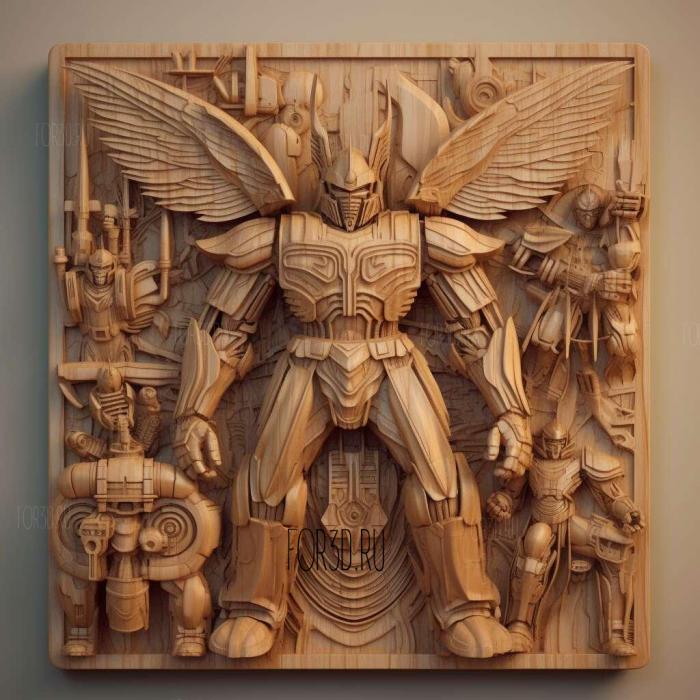 transformers 2 stl model for CNC